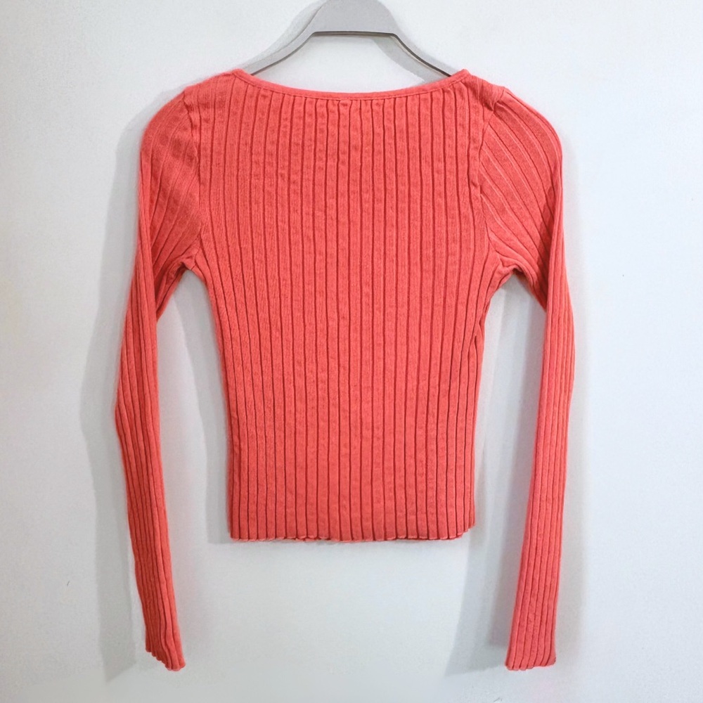 Free People Tilly Ribbed L/S Button Up - Picture 4 of 15